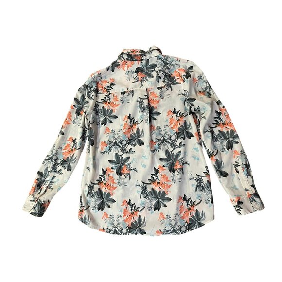 Talbots Nantucket Blouse Womens SP Petites Used Floral - Picture 11 of 16